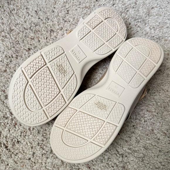 VIVAIA Kara AdaptAll Sport Crossover Slingback Sandals Ivory Nude 11 (43) NEW - Picture 7 of 7